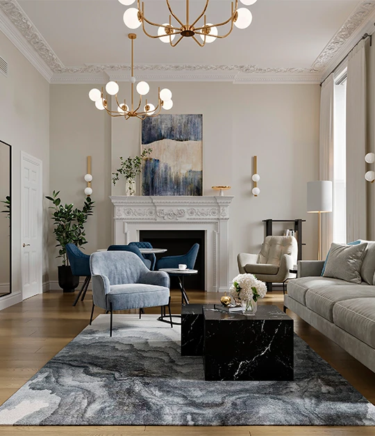 Marylebone Apartment interiors design project realised in London, A Thoughtful Home-Staging Transformation, Jana J Interiors embodies quiet luxury. Interior design in Dubai. We create bespoke interiors shaped around your lifestyle — refined, timeless, and built to last. With a strong professional background developed within the UK high-end market and complemented by projects realised in Dubai, Jana J Interiors delivers a globally informed, detail-driven design approach.